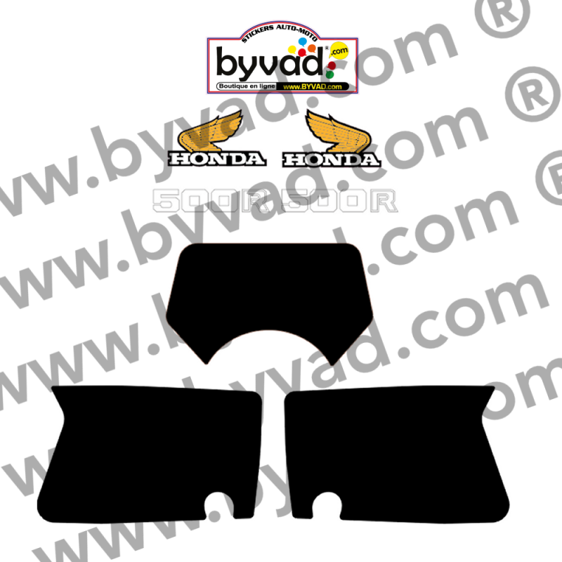 Kit autocollants complet HONDA XLR500 1984