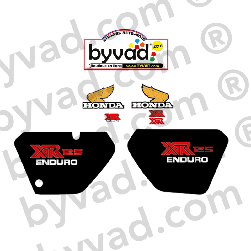 Kit autocollants complet HONDA XR 125