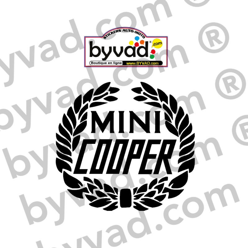 Un autocollant Laurier Cooper 30 cm