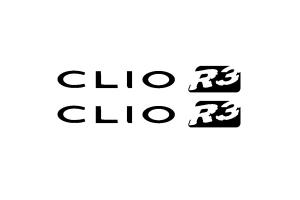 Kit stickers Clio R3 x 2