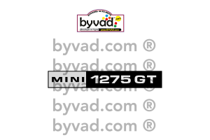 Sticker autocollant MINI 1275 GT