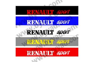 Bandeau pare soleil Renault Sport 'Rayé'
