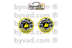 Deux stickers logo BULTACO