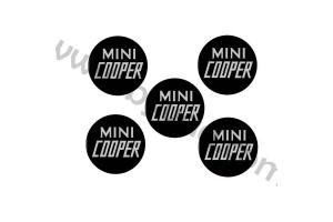 Kit 5 Stickers de Jantes MINI COOPER