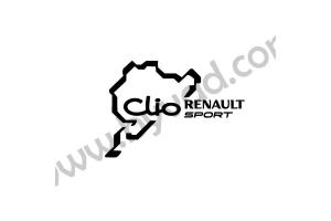 3 Stickers Clio Renault Sport Nurburgring