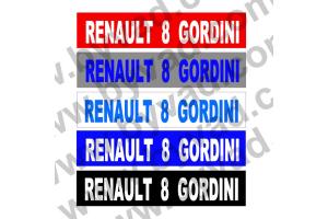 Cache plaque immatriculation Renault R8 Gordini