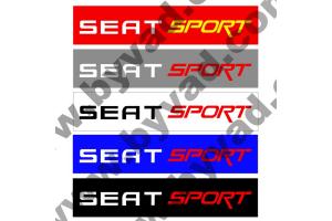 Cache plaque immatriculation Seat Sport