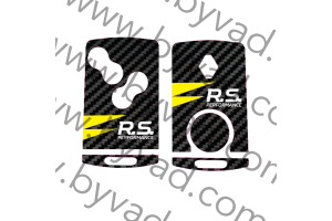 Sticker carte Renault 4 boutons RS PERFORMANCE