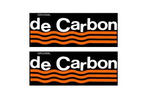 2 Stickers De Carbon