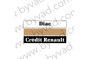 Sticker Diac Crédit Renault