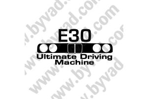 Sticker BMW E30 Ultimate Driving Machine