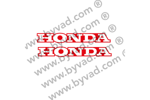 Deux Autocollants HONDA sponsors DAKAR