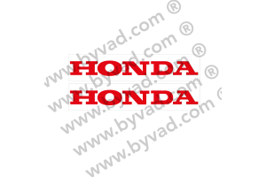 Deux Autocollants HONDA sponsors DAKAR