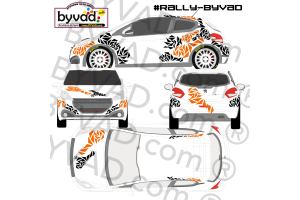 Kit déco voiture de rallye UNIVERSEL 69 par BYVAD