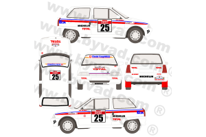 Kit déco AX SPORT TOUR DE CORSE 1988