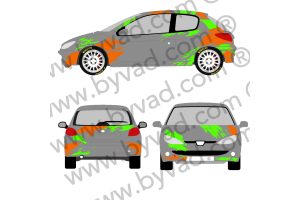 Des autocollants pour le capot du lecteur universel pour tous les  Autocollants de voiture de Rallye