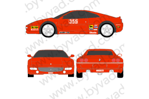 Kit déco Ferrari F355 Challenge