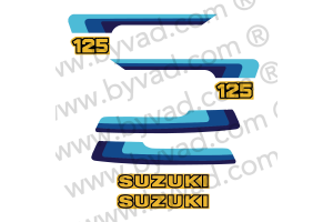 Kit stickers Moto Suzuki 125 RM 1980