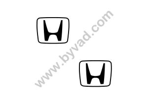 2 Stickers Logo Honda