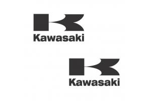 2 Stickers Kawasaki 