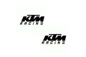 2 Stickers KTM Racing