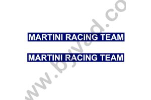 2 stickers Martini Racing Team