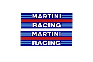 Kit deux stickers 'MARTINI RACING' 25 cm