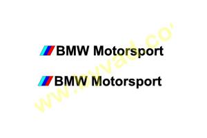 Kit de 2 Stickers BMW Motorsport 