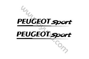 2 Stickers Peugeot Sport