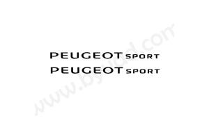 2 Stickers Peugeot Sport 15 cm