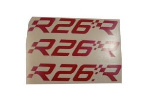 Kit trois stickers style 'R26R' pour Twingo, Clio, Mégane ...
