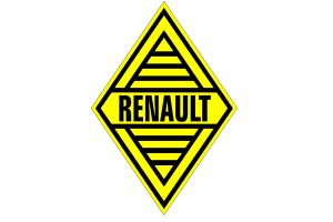 2 stickers logo Renault 1960