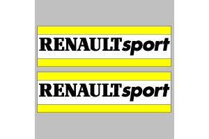 2 stickers logo Renault Sport