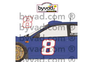 NUMERO DE COURSE type NASCAR 1 Chiffre