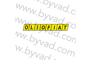 Sticker Olio Fiat  115 cm
