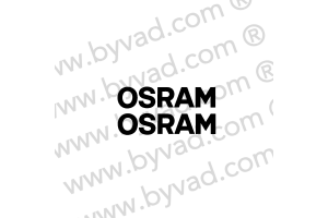 2 Stickers OSRAM