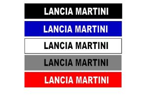 Bandeau pare soleil Lancia Martini