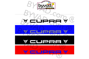Bande pare soleil  CUPRA avec logos