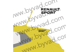 Deux stickers Renault Sport aileron Clio 4