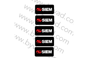 5 Stickers SIEM pour optique