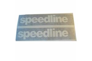 2 Stickers Speedline 'reverse'