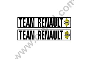 Autocollant Team RENAULT