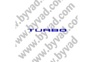 Autocollant Turbo Renault 5 pare brise arrière