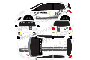 Kit Stickers Bandes Renault 4L Trophy - STICK AUTO