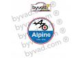 Autocollant Alpine 70 ans
