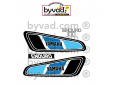 Kit déco Yamaha DT 100 Bleue
