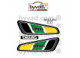 Kit déco Yamaha DT 100 Verte