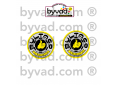 Deux stickers logo BULTACO