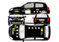 Kit déco rallye clio RS2 Team par BYVAD