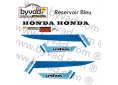 Kit autocollants Moto Honda 125 TWIN T2 Bleu